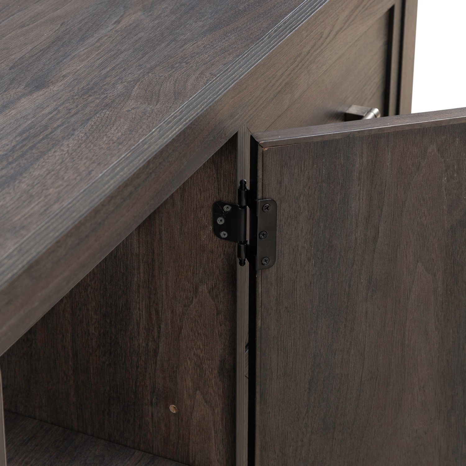 Modern Edge Wood Dresser w/6 Drawers & 2 Doors