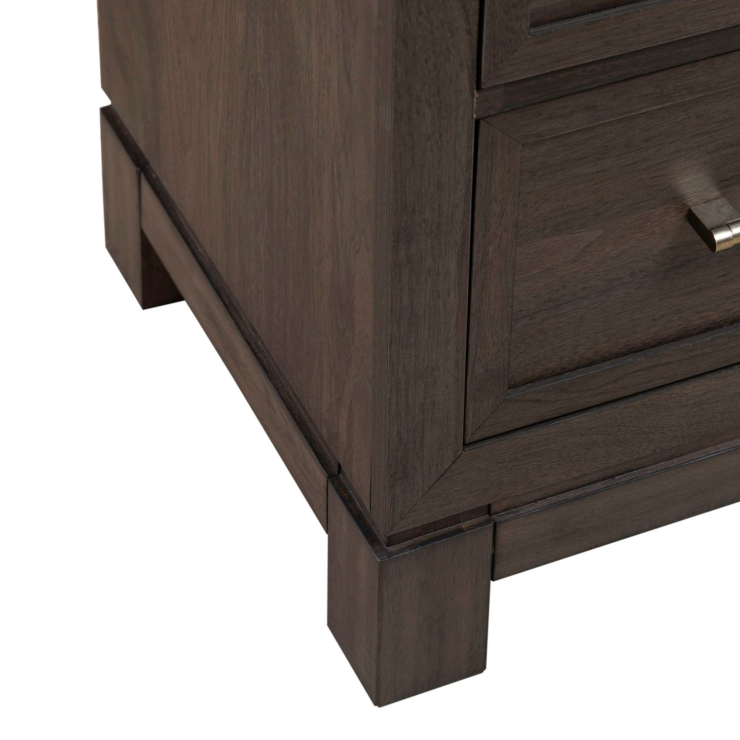 Modern Edge Upholstered Bedroom Set | Caffe Finish