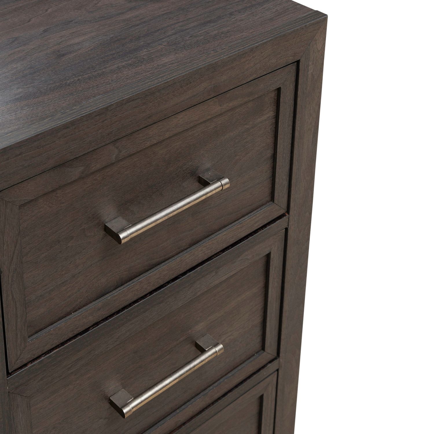 Modern Edge Wood Dresser w/6 Drawers & 2 Doors