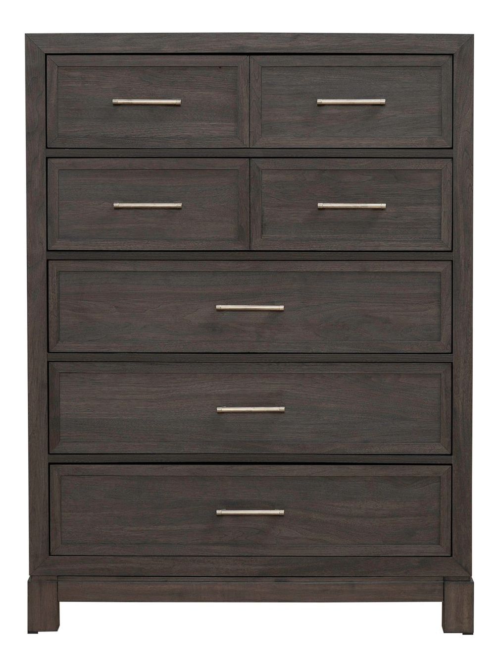 Modern Edge Upholstered Bedroom Set | Caffe Finish