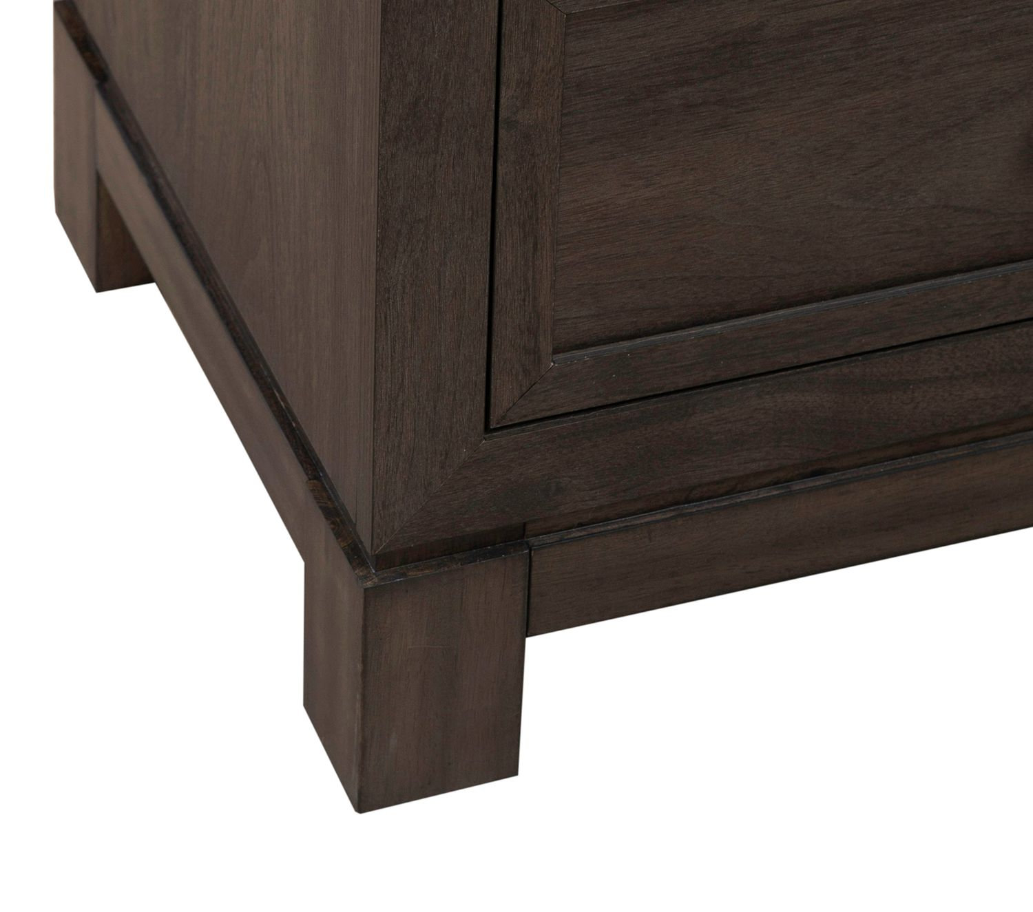 Modern Edge Upholstered Bedroom Set | Caffe Finish
