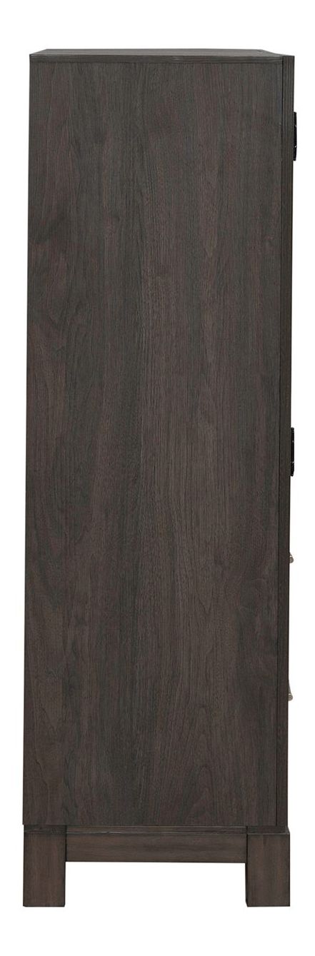Modern Edge Wood Dressing Chest w/2 Doors & 4 Drawers