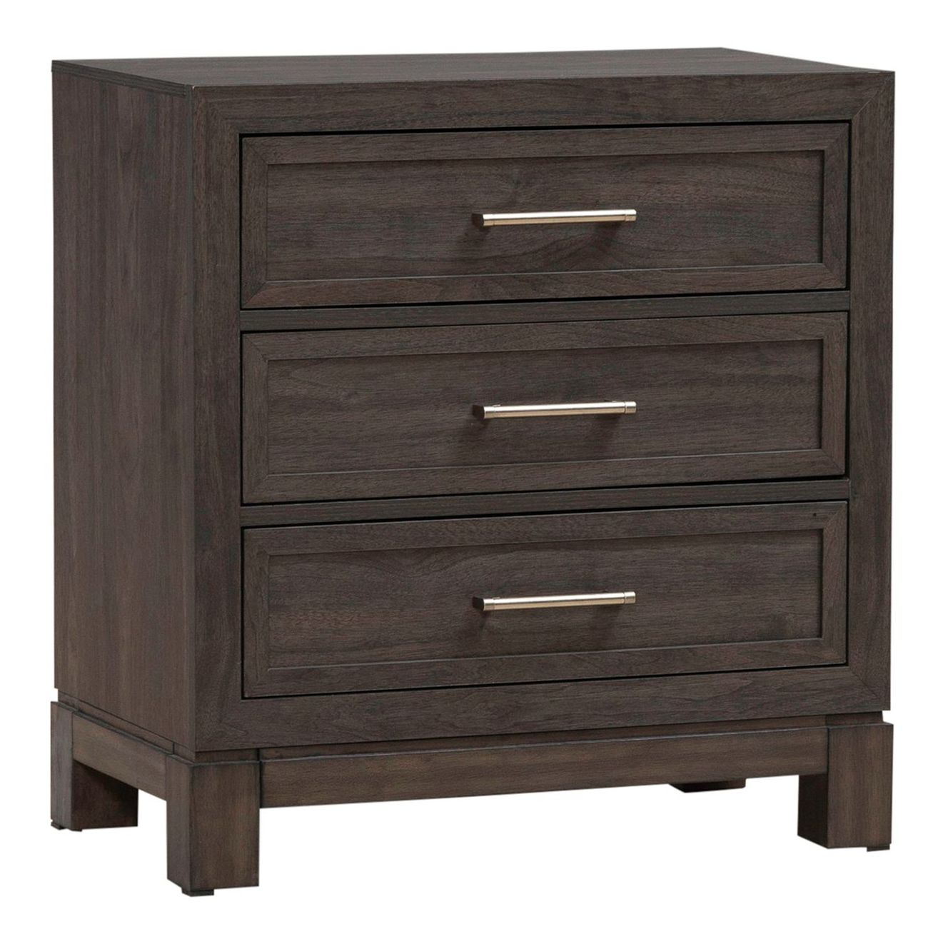 Modern Edge Upholstered Bedroom Set | Caffe Finish