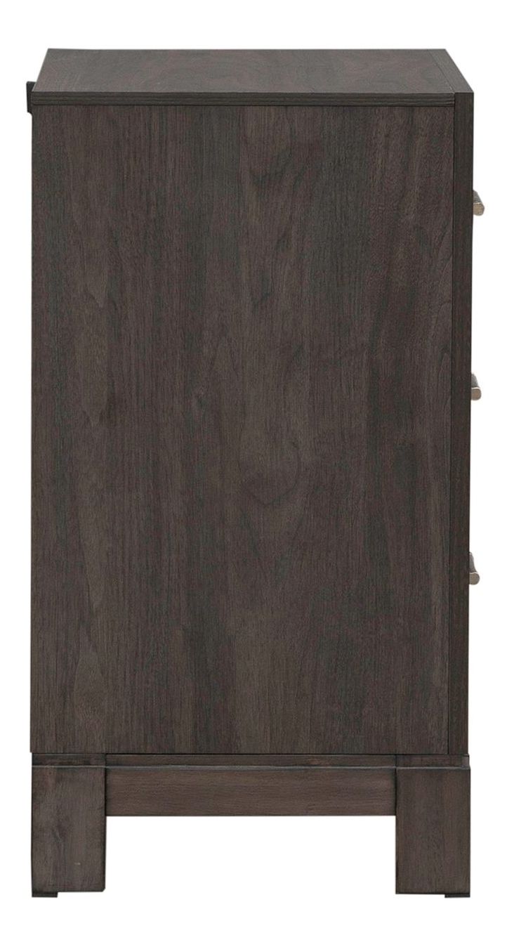 Modern Edge Upholstered Bedroom Set | Caffe Finish