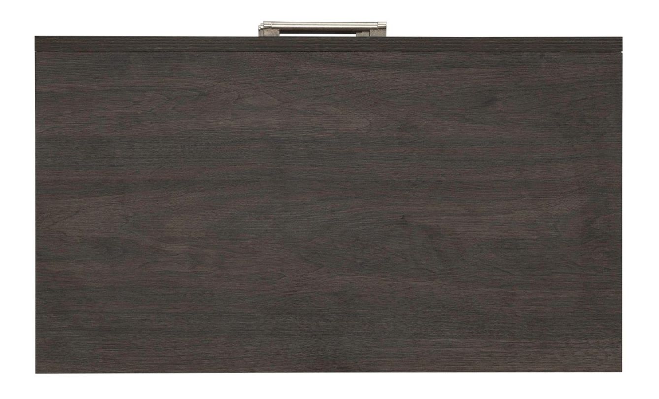 Modern Edge Wood Nightstand w/Charging Station & 3 Drawers