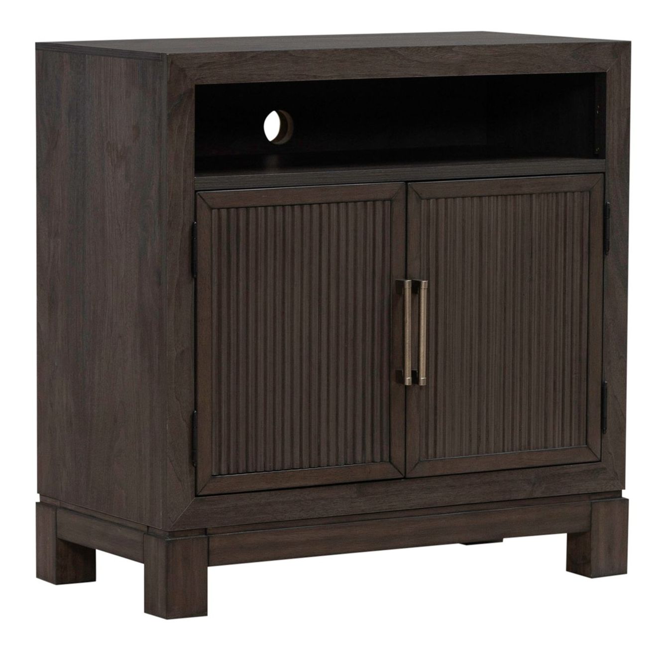 Modern Edge Upholstered Bedroom Set | Caffe Finish