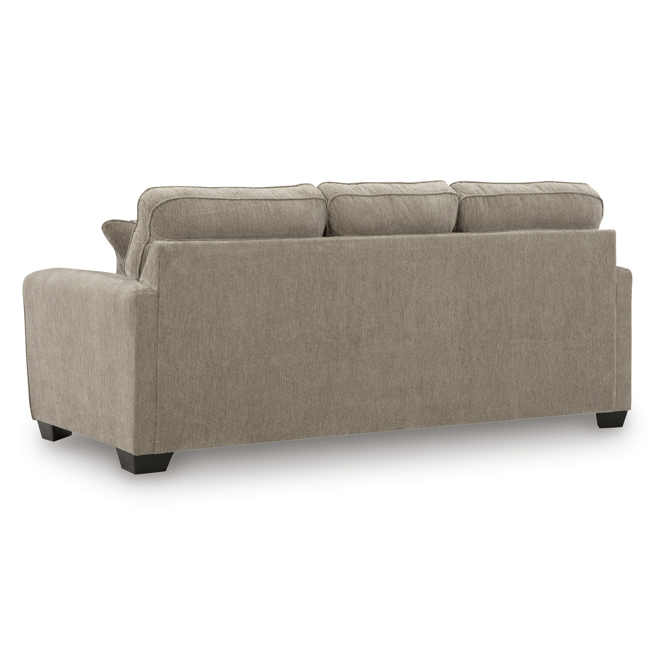Olten Modern Sofa | Mocha Fabric with Accent Pillows
