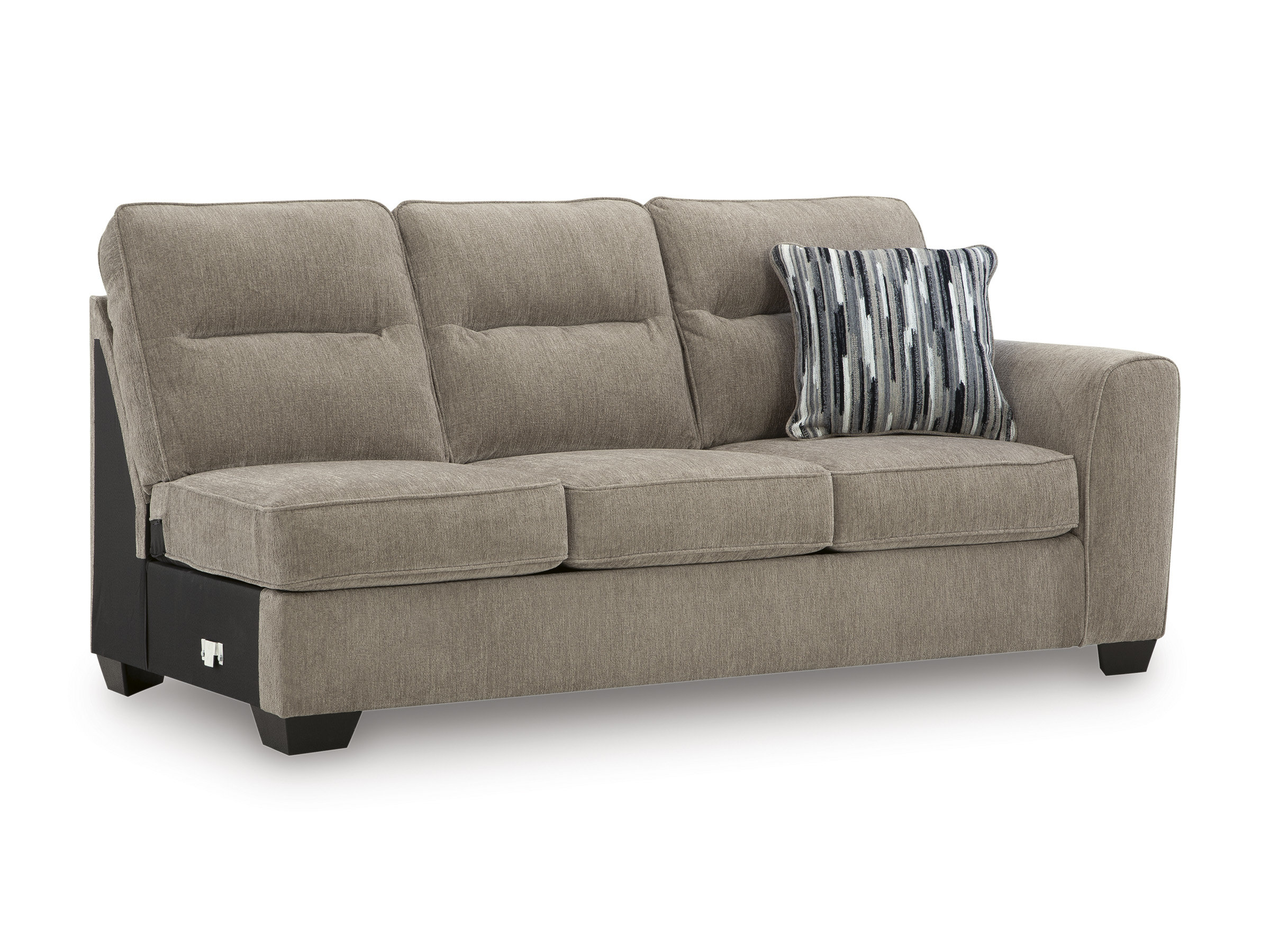 Olten L-Shaped Polyester 2-Piece Sectional with LAF Chaise