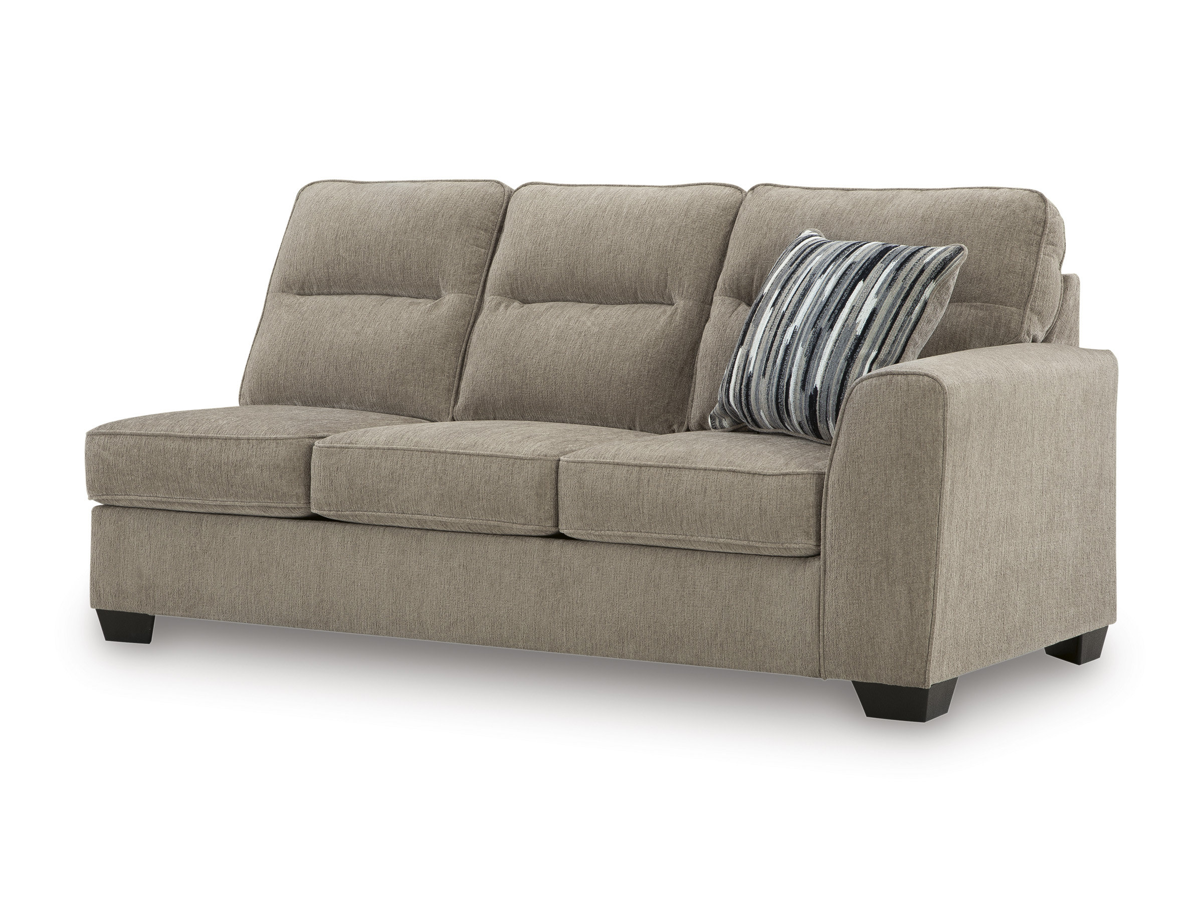 Olten L-Shaped Polyester 2-Piece Sectional with LAF Chaise