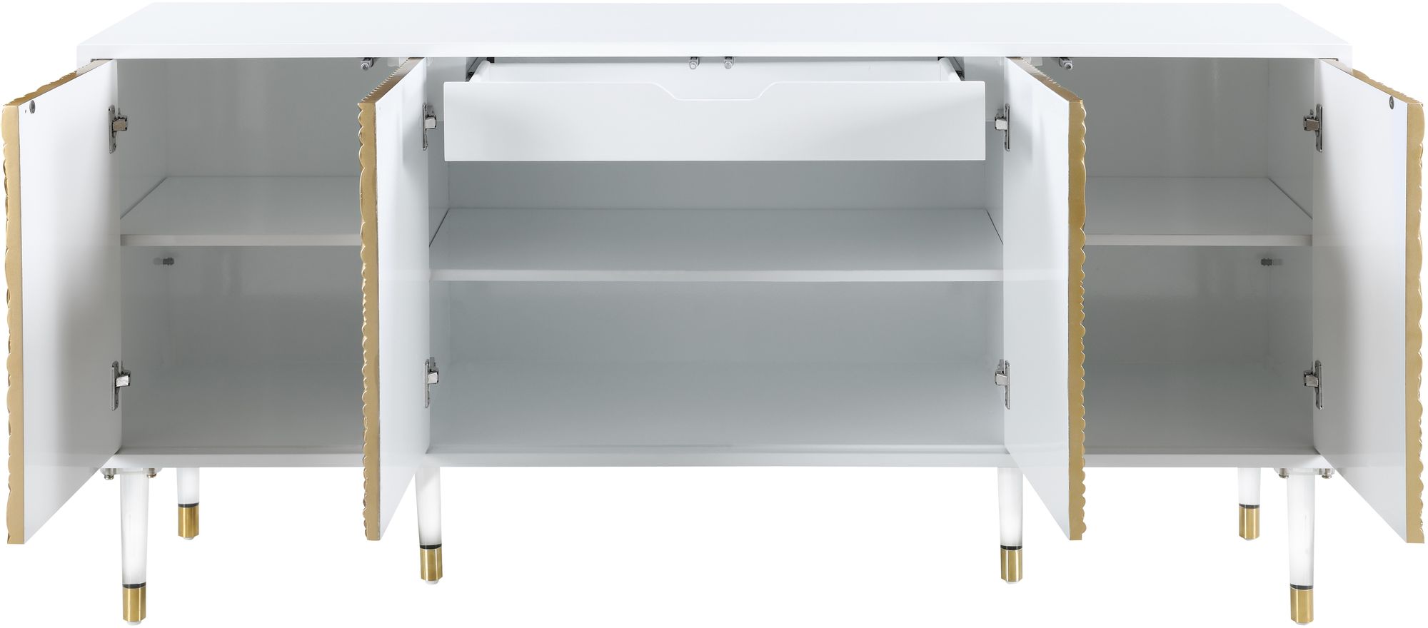 Bellissimo 4-Door Wood Veneer Sideboard