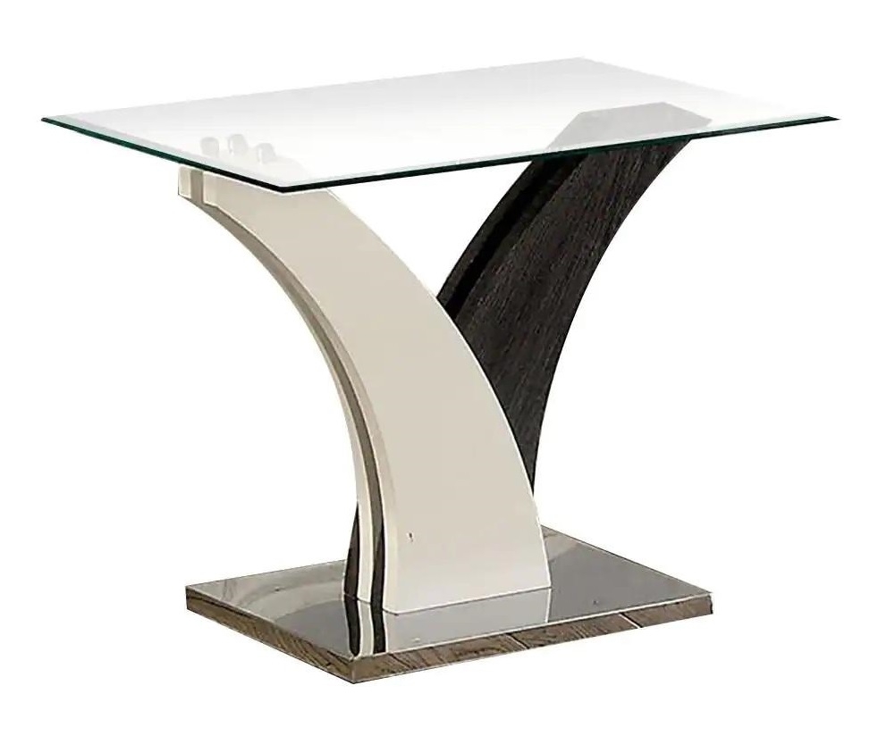 Sloane Glass/Steel Coffee Table Set