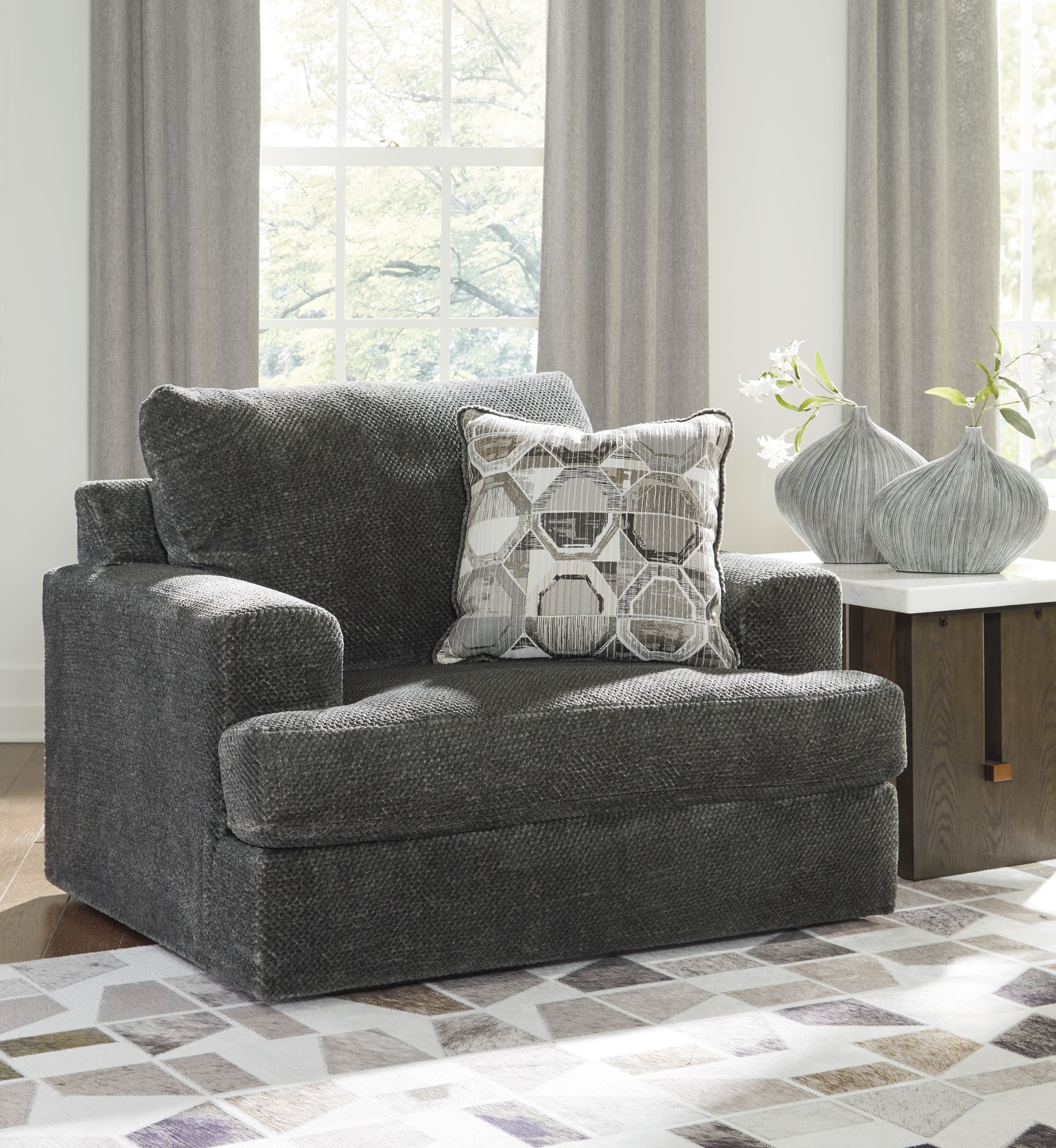 Karinne Polyester Oversized Chair