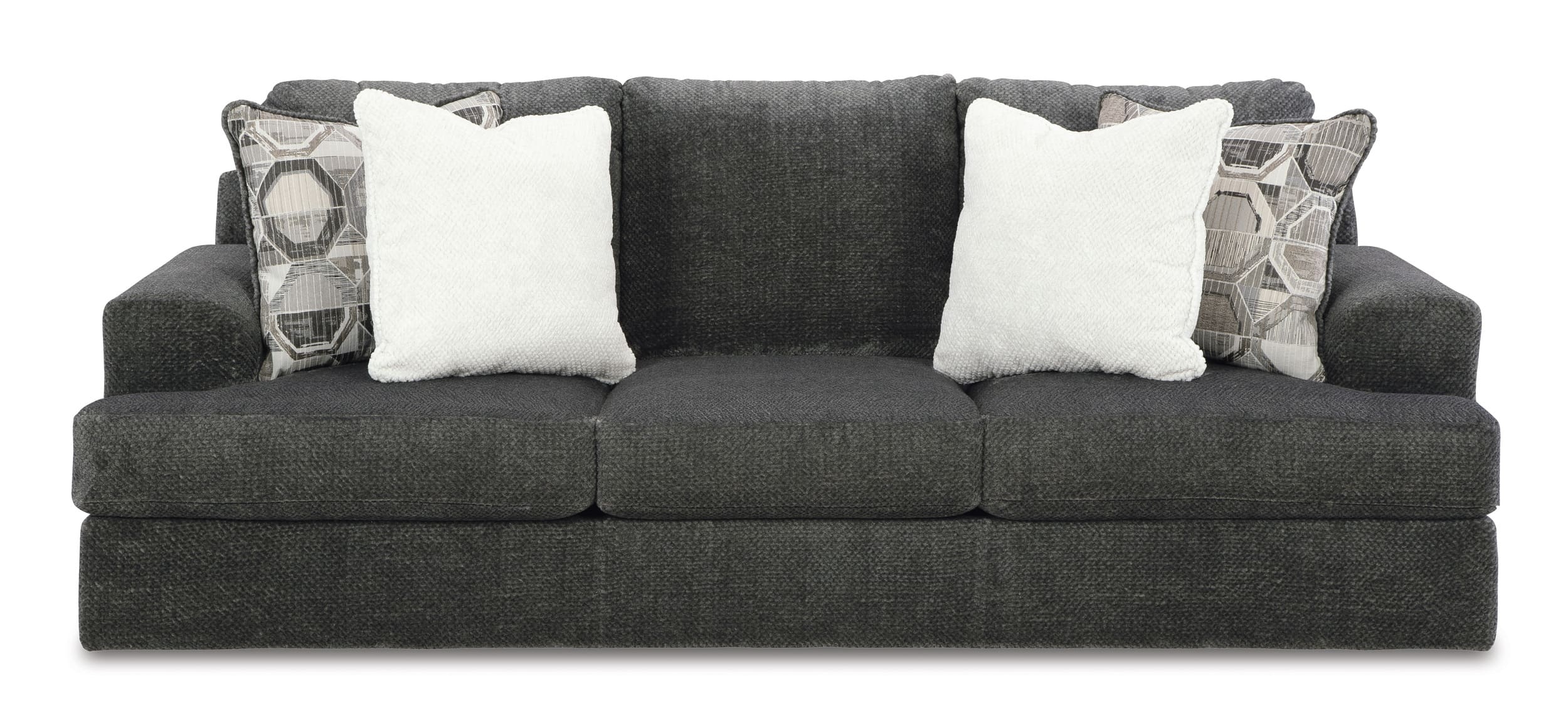 Karinne Polyester Smoke Sofa