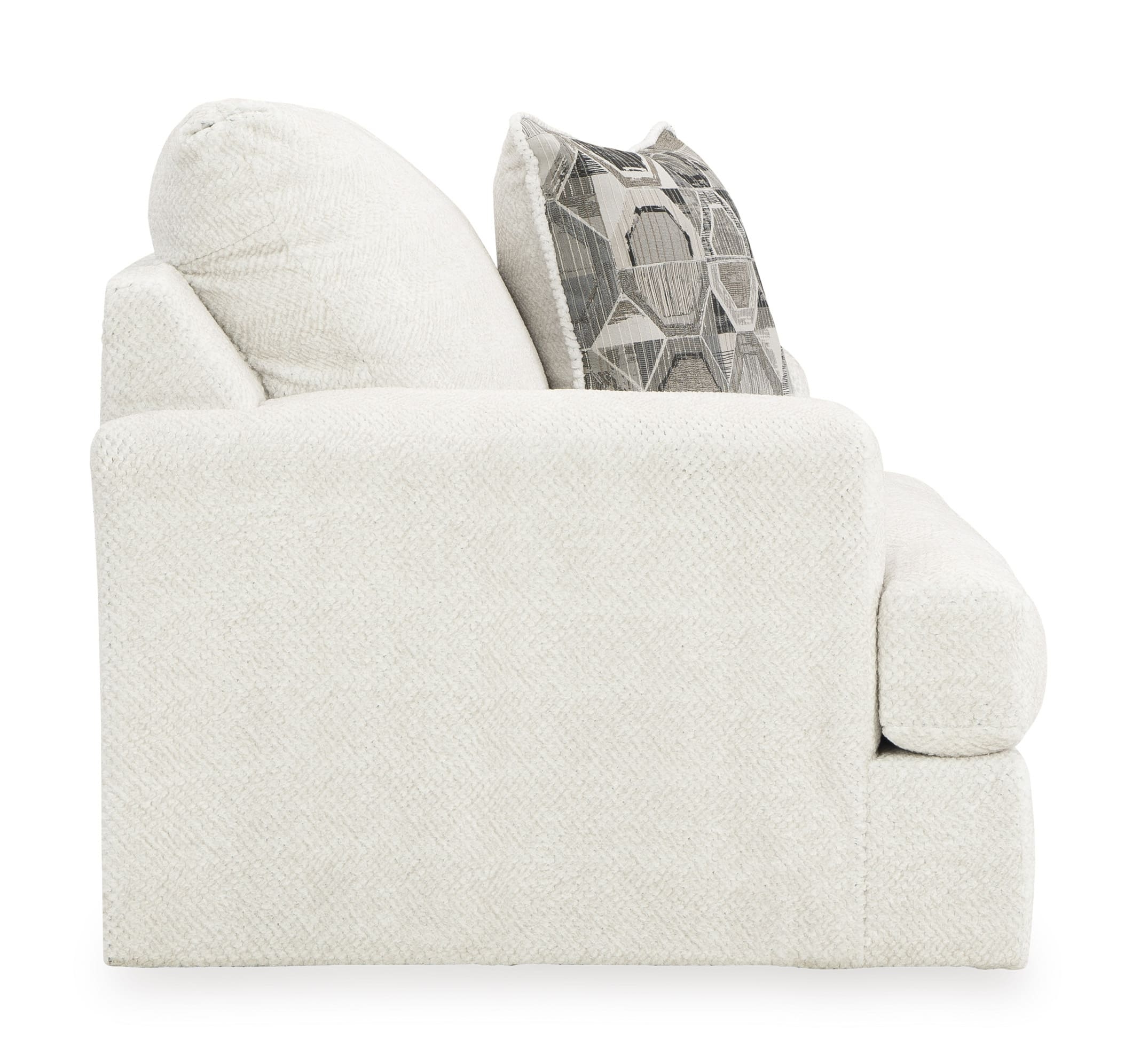 Ashley Karinne Oversized Linen Chair Side