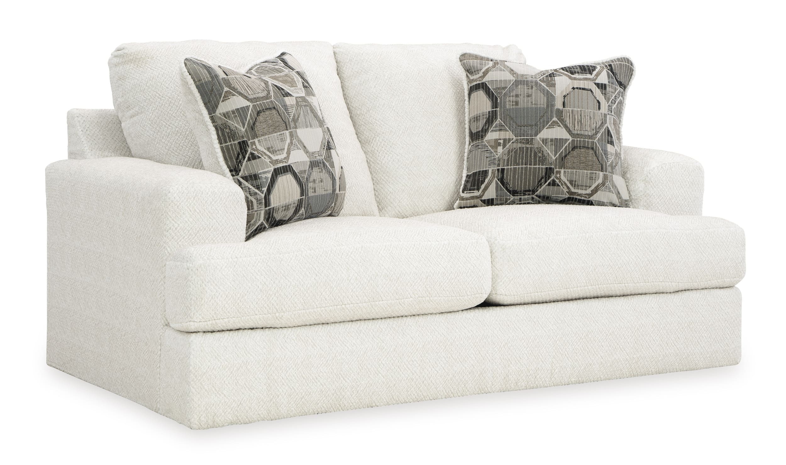 Ashley Karinne Polyester Linen Loveseat