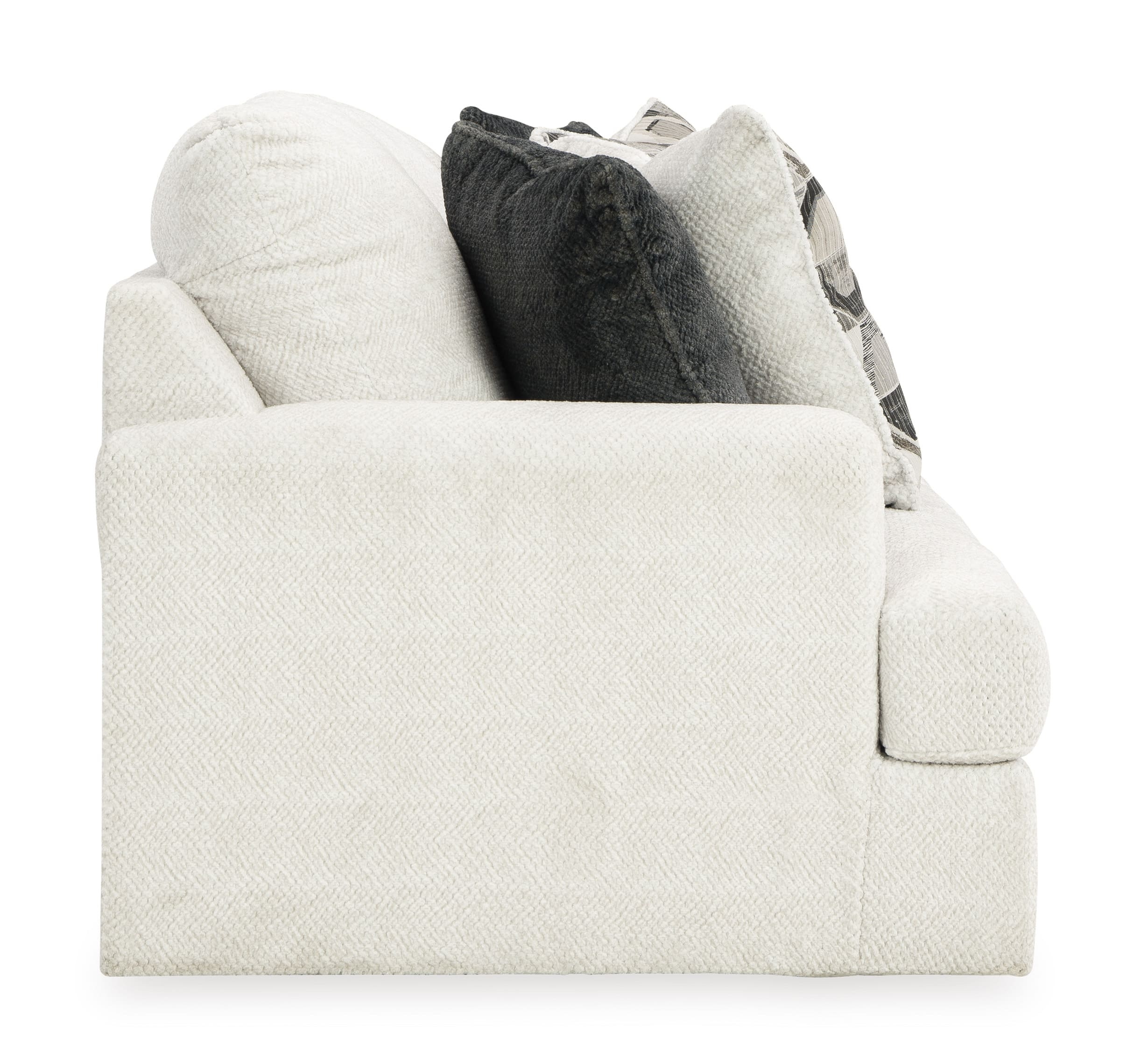 Ashley Karinne Polyester Linen Sofa Side