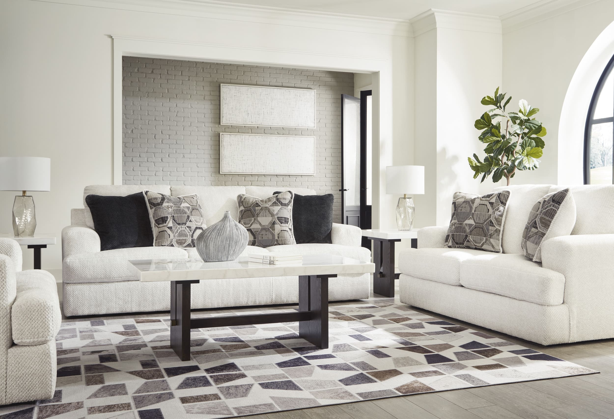 Karinne Polyester Sofa