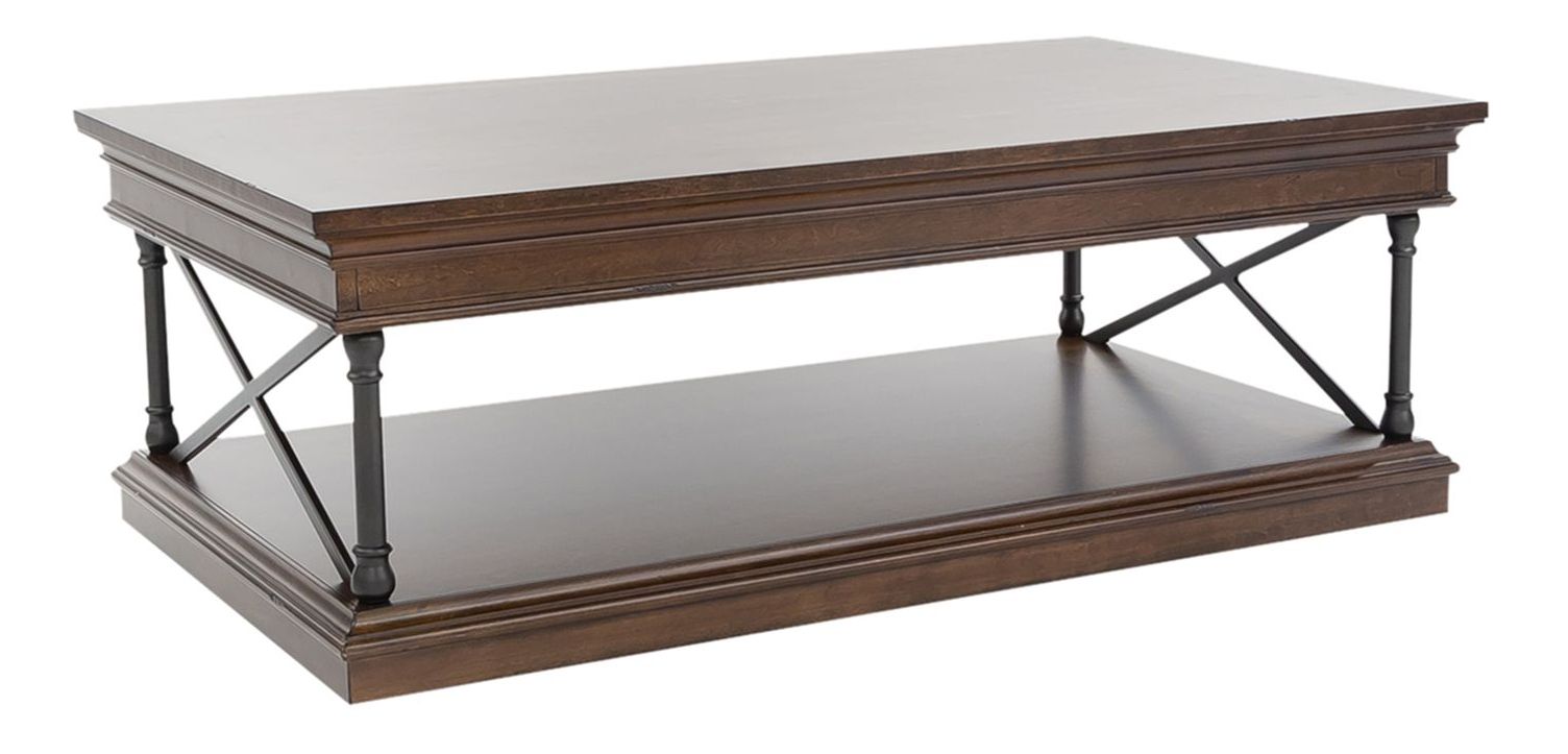 Tribeca Rectangular Wood Cocktail Set | Cordovan Brown