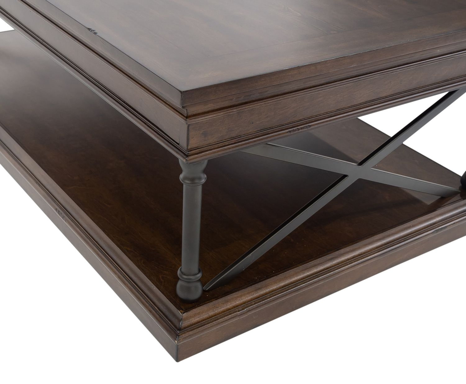Tribeca Rectangular Wood Cocktail Set | Cordovan Brown