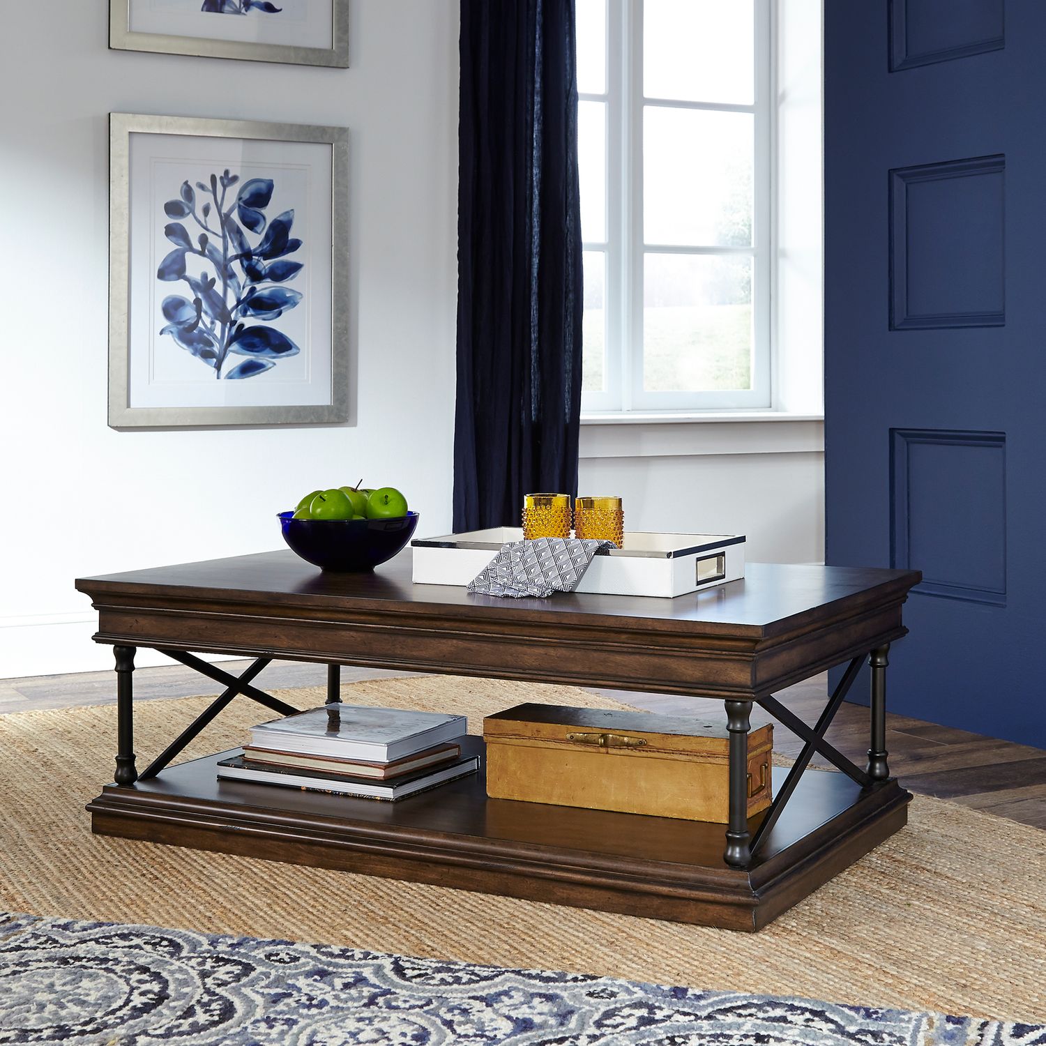 Tribeca Rectangular Wood Cocktail Table