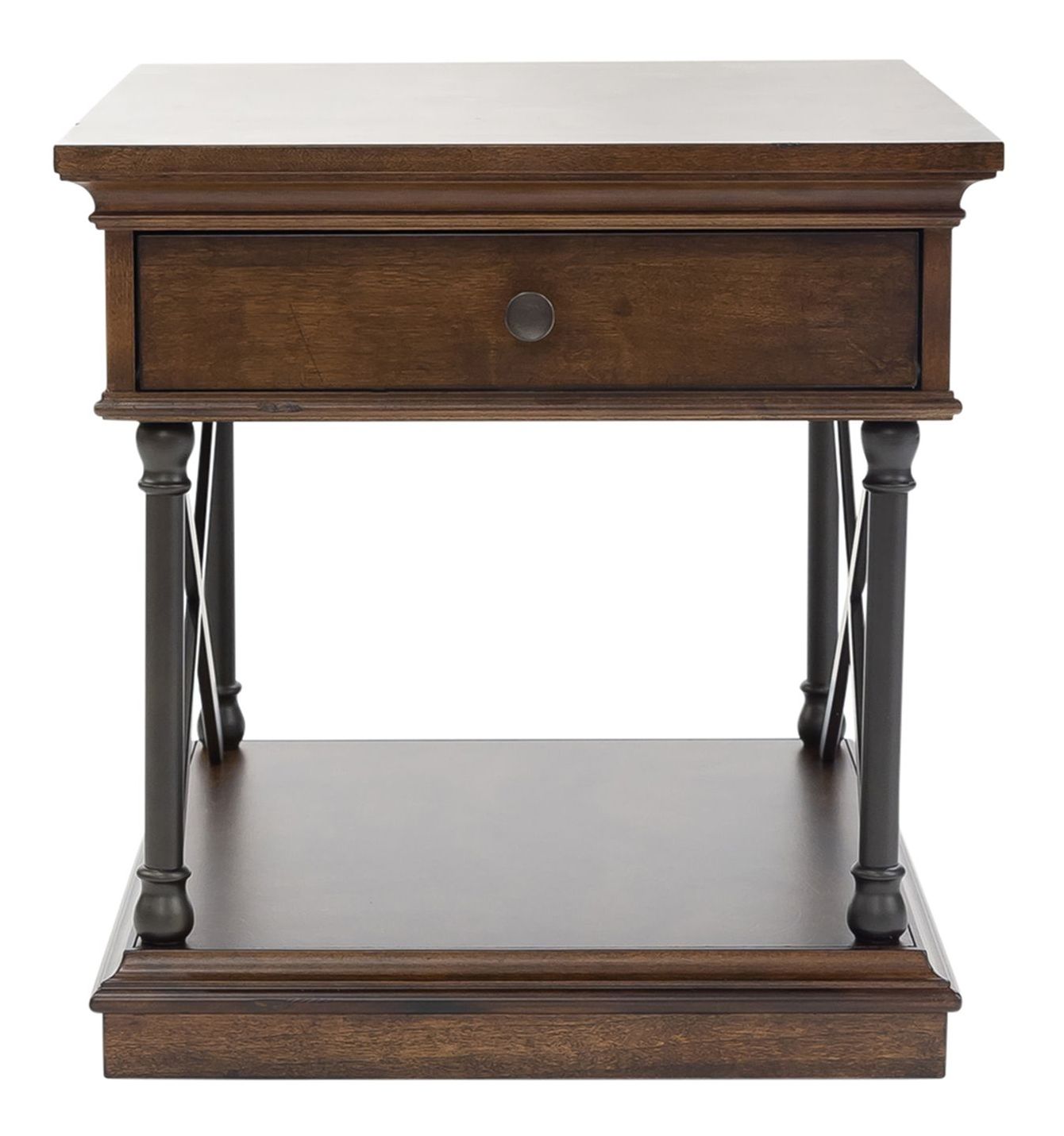 Tribeca Rectangular Wood Cocktail Set | Cordovan Brown