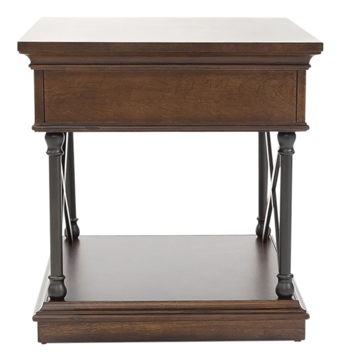 Tribeca Rectangular Wood Cocktail Set | Cordovan Brown