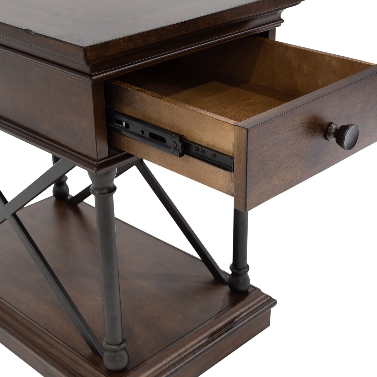 Tribeca Rectangular Wood Cocktail Set | Cordovan Brown