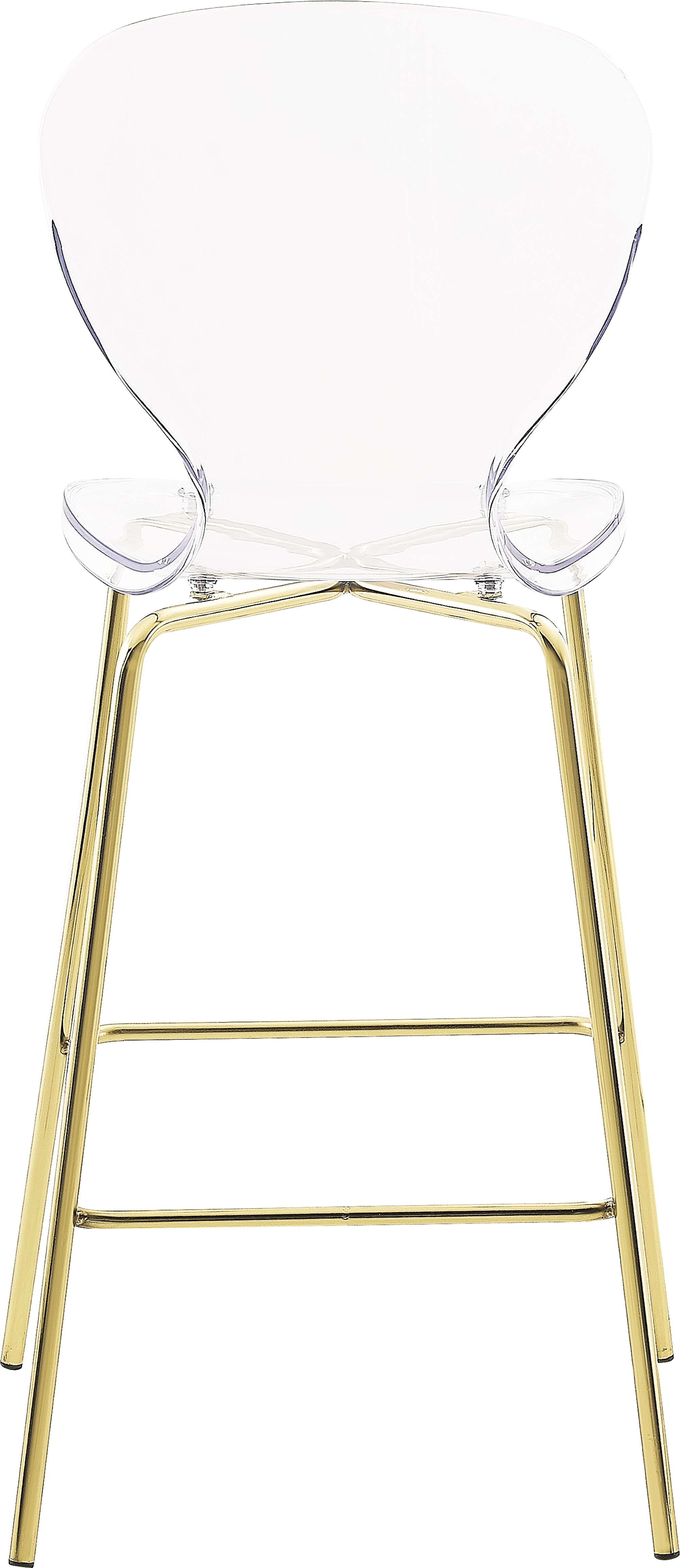 Clarion Polycarbonate Counter Stool with Metal Frame