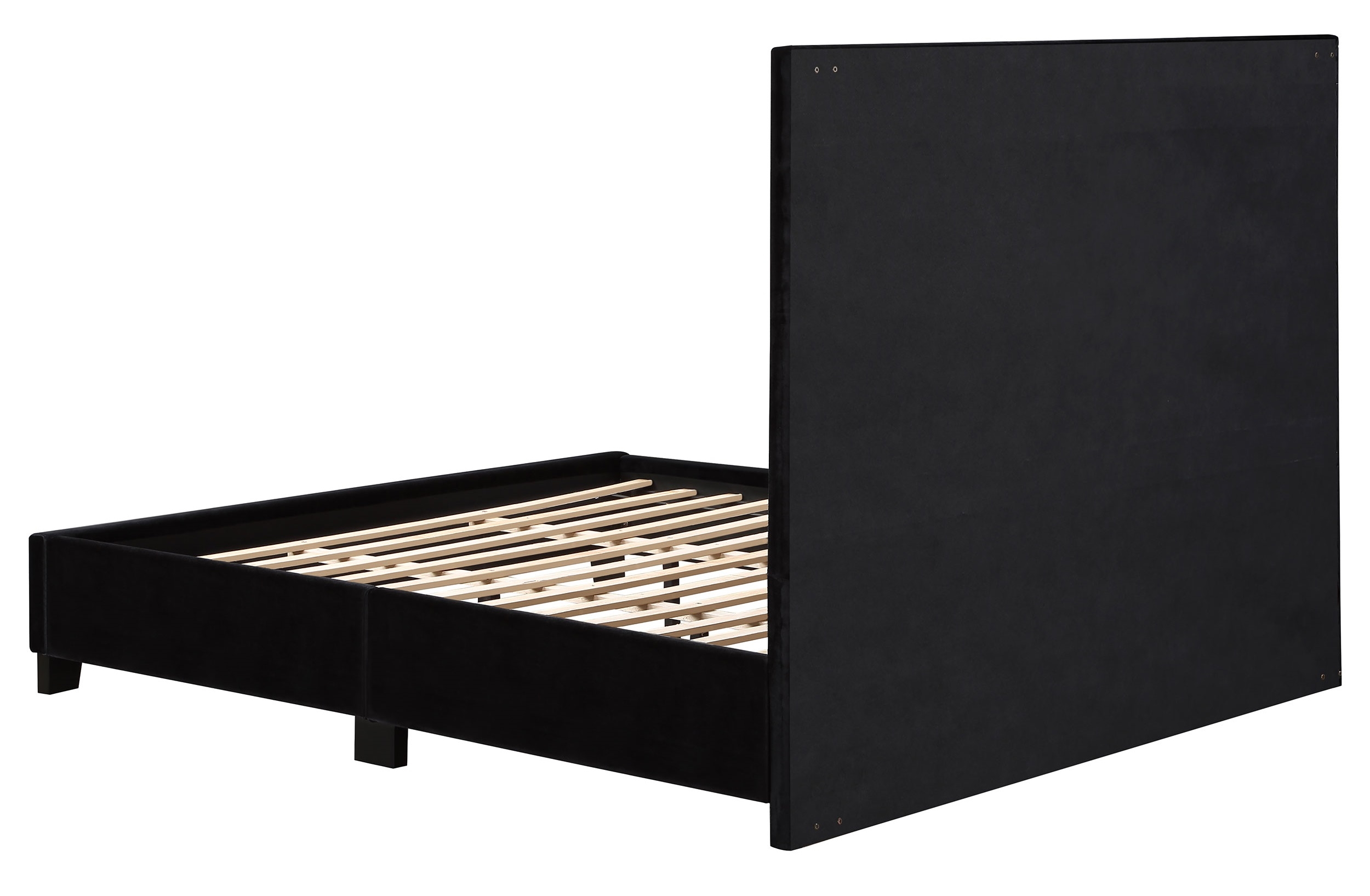 Hailey Velvet Upholstered Tufted Platform Bed, Eastern King Size