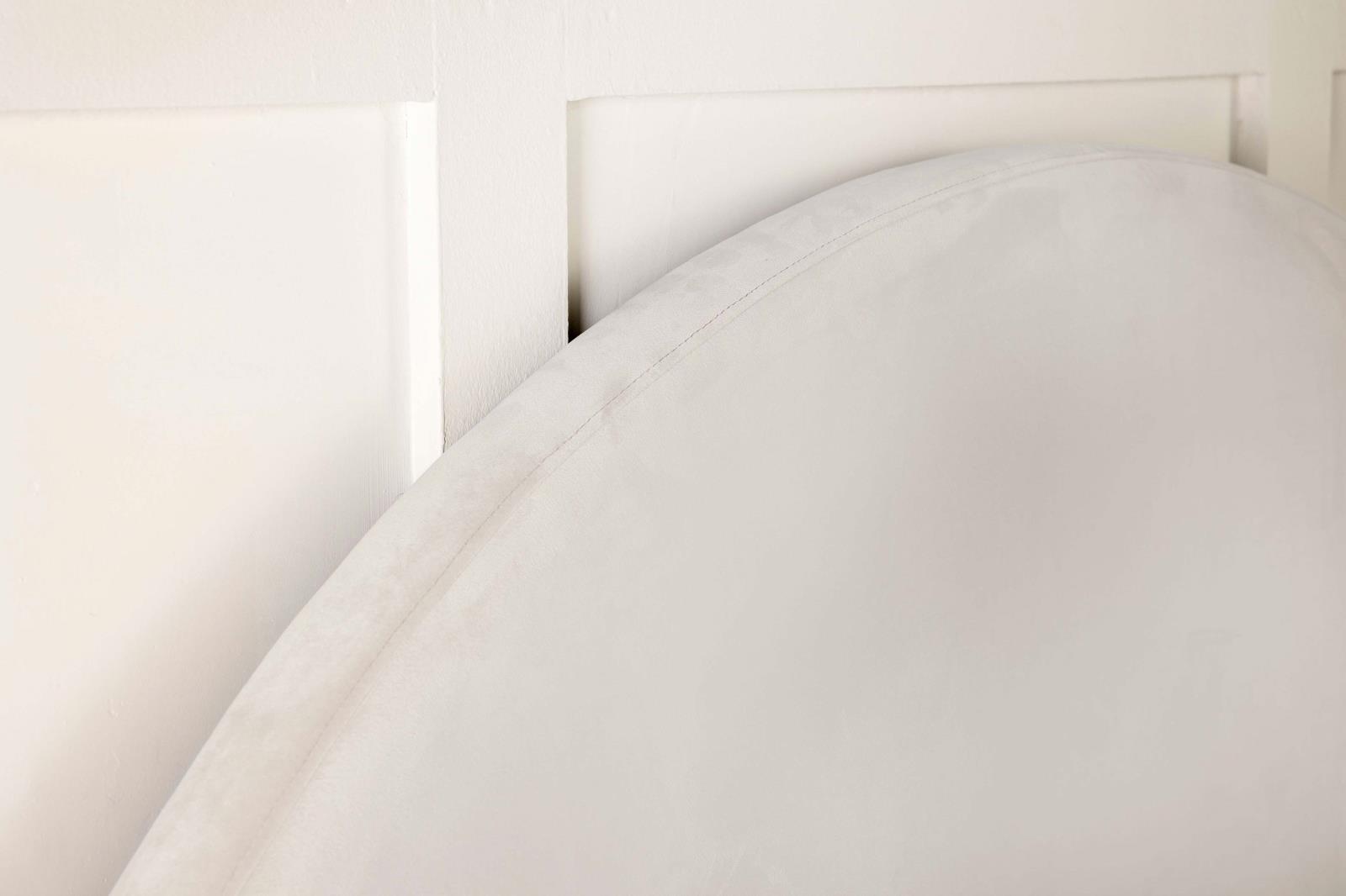 June Velvet Upholstered Arched Headboard, Twin Size