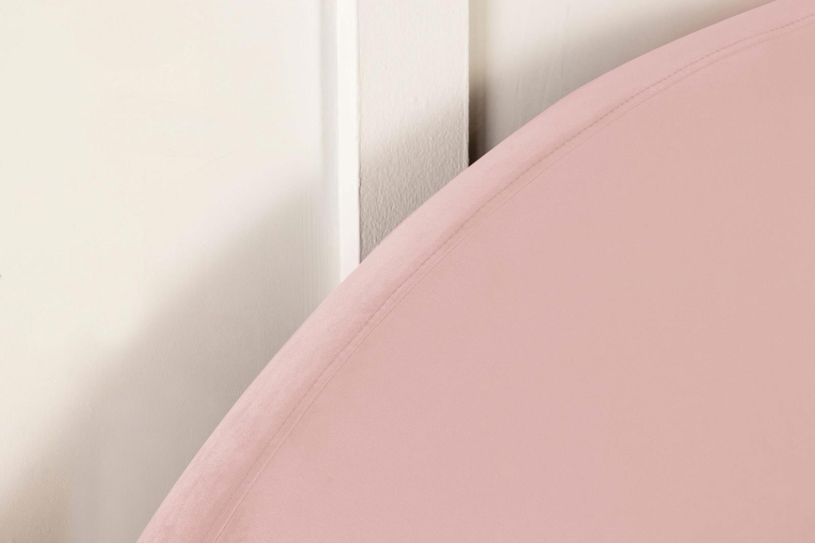 June Velvet Upholstered Arched Headboard, Twin Size