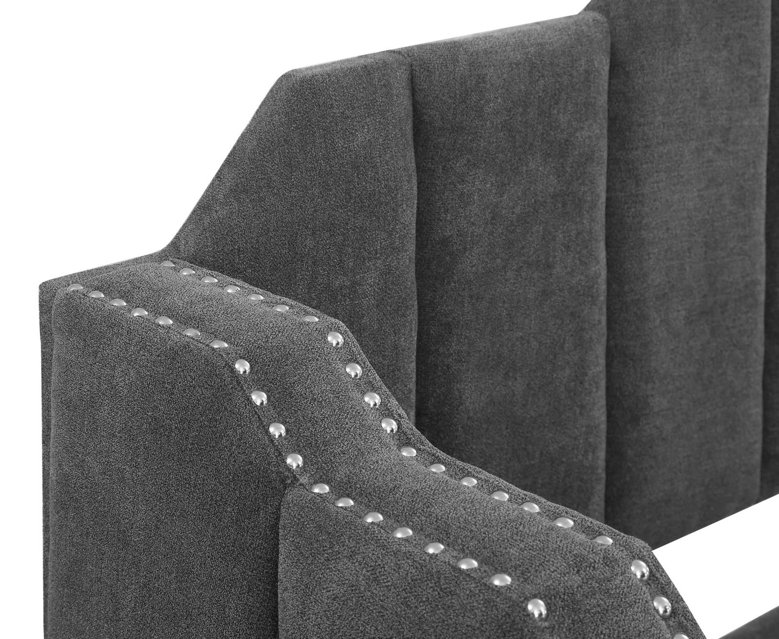 Kingston Velvet Twin Daybed with Trundle