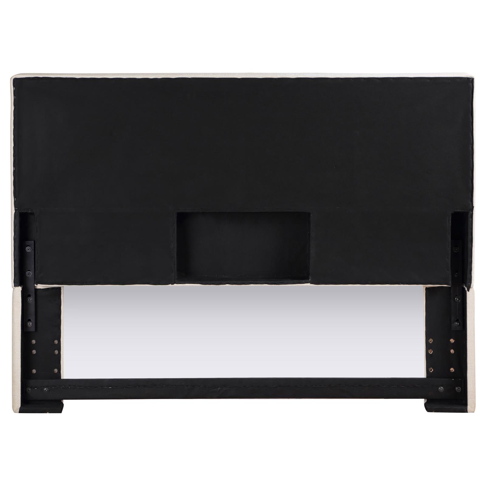 Pirro Fabric Upholstered Headboard, Full/Queen Size