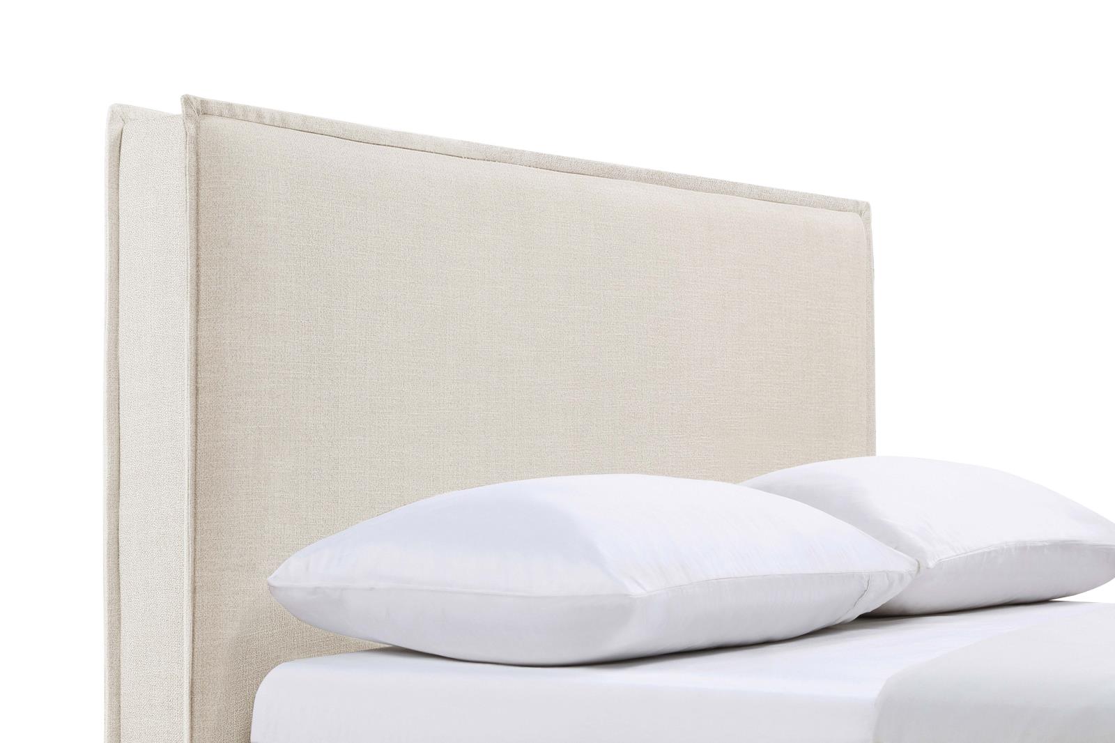 Izzy Fabric Upholstered Headboard Sand, Full/Queen Size