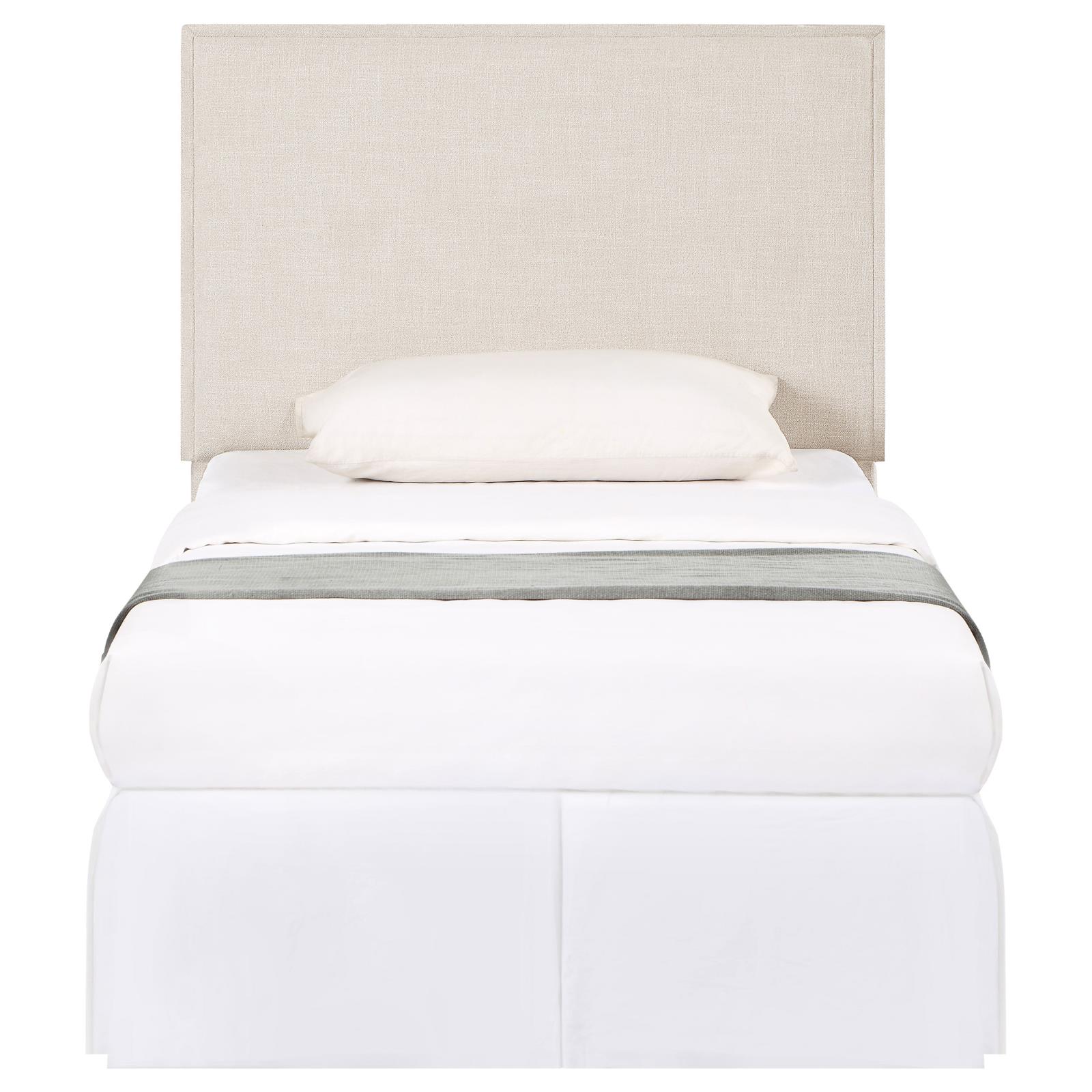Izzy Fabric Upholstered Headboard, Twin Size