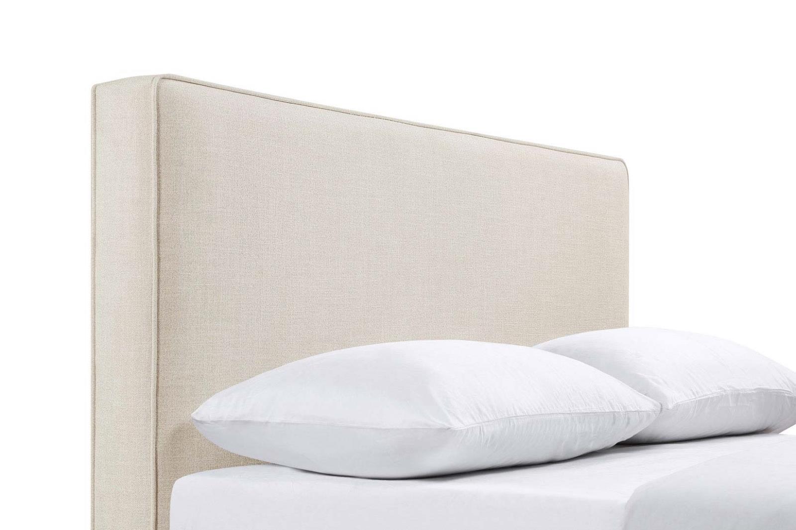 Kosmo Fabric Rectangular Upholstered Headboard, Full/Queen Size