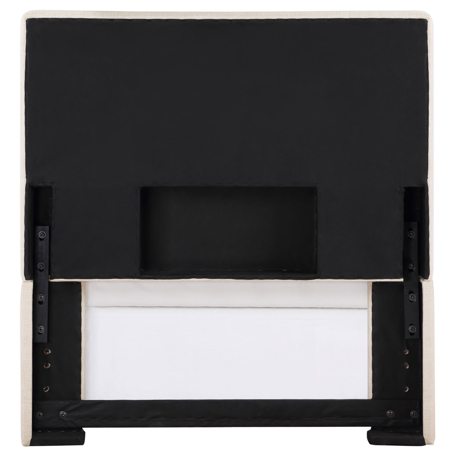 Kosmo Fabric Rectangular Upholstered Headboard