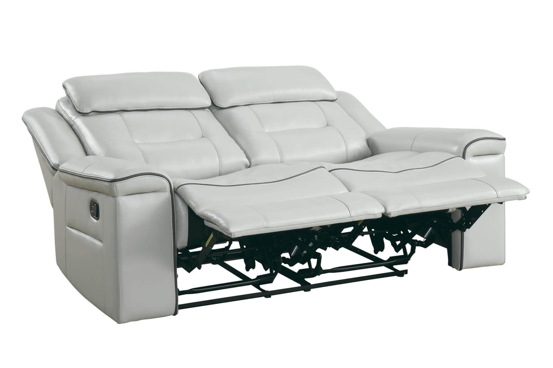Darwan Leather Gel Match Living Room Set by Homelegance