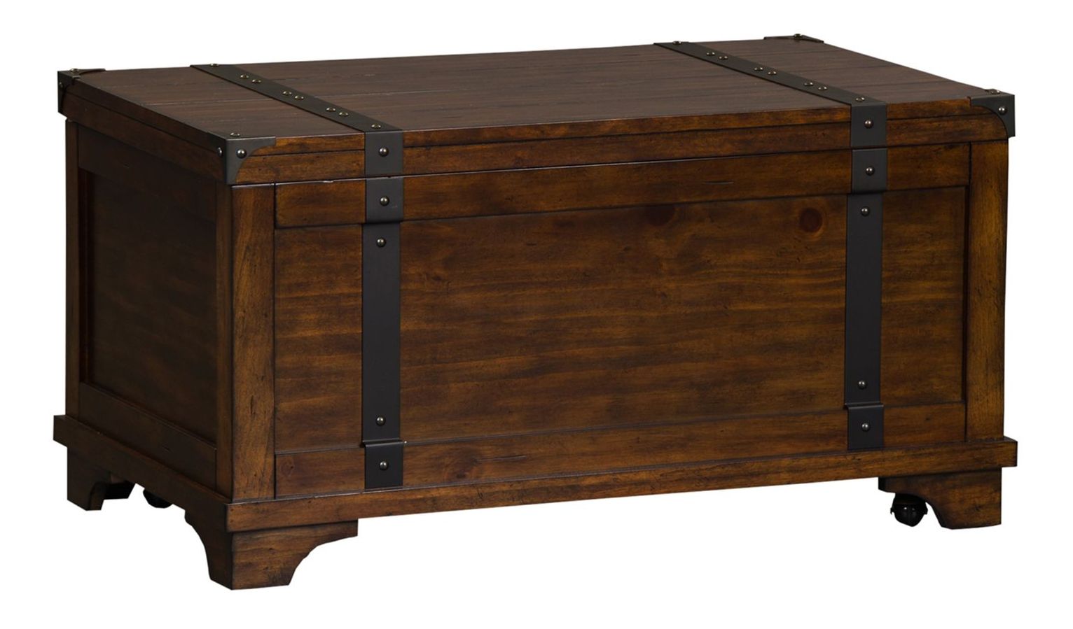 Aspen Skies Wood Storage Cocktail Set | Russet Brown