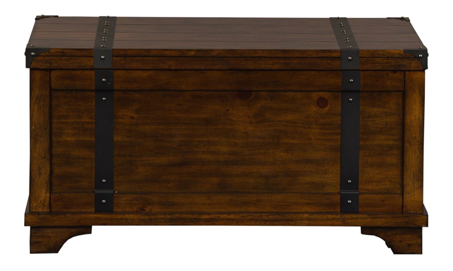 Aspen Skies Wood Storage Cocktail Set | Russet Brown