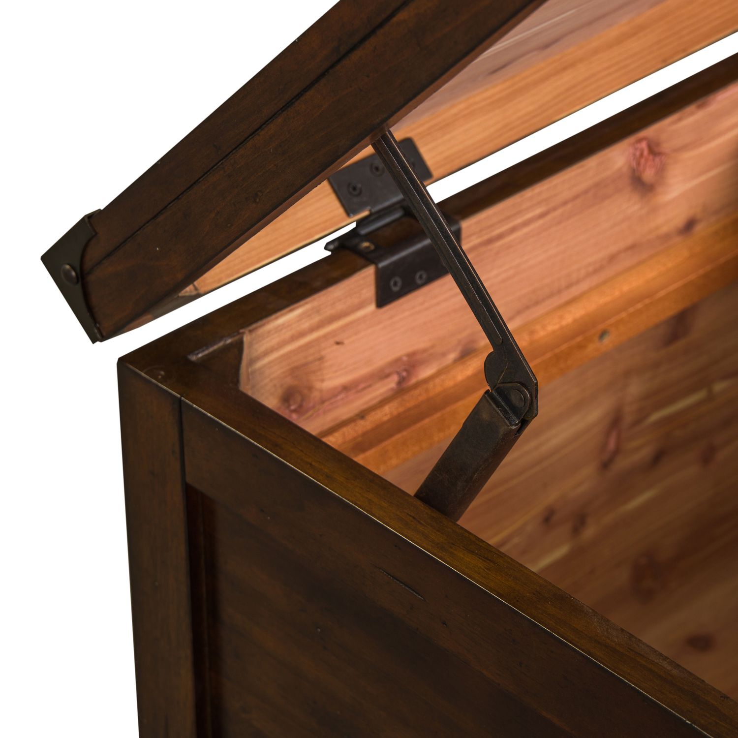 Aspen Skies Wood Storage Trunk