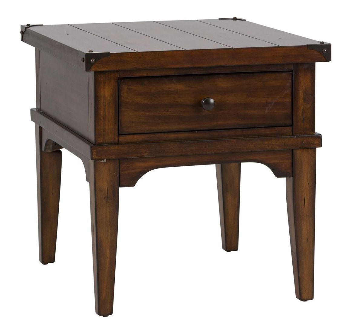 Aspen Skies Wood Storage Cocktail Set | Russet Brown
