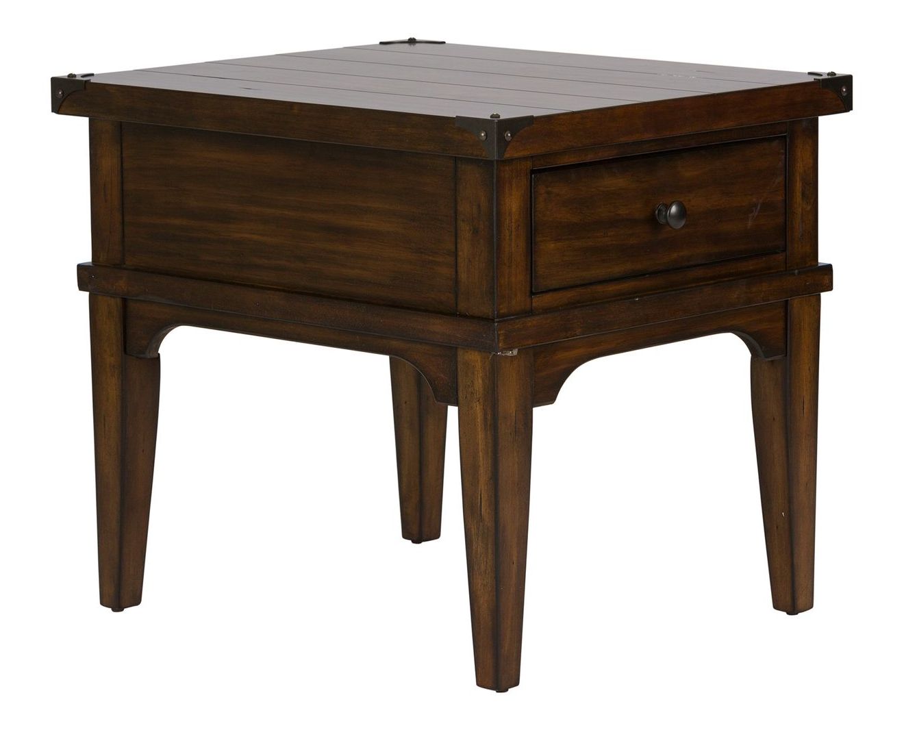 Aspen Skies Wood Storage Cocktail Set | Russet Brown
