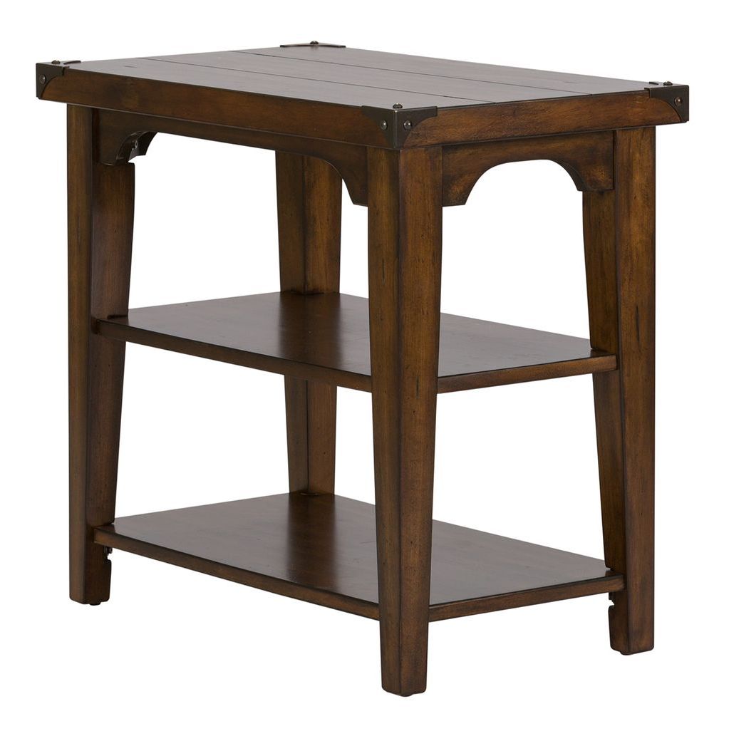 Aspen Skies Wood Storage Cocktail Set | Russet Brown