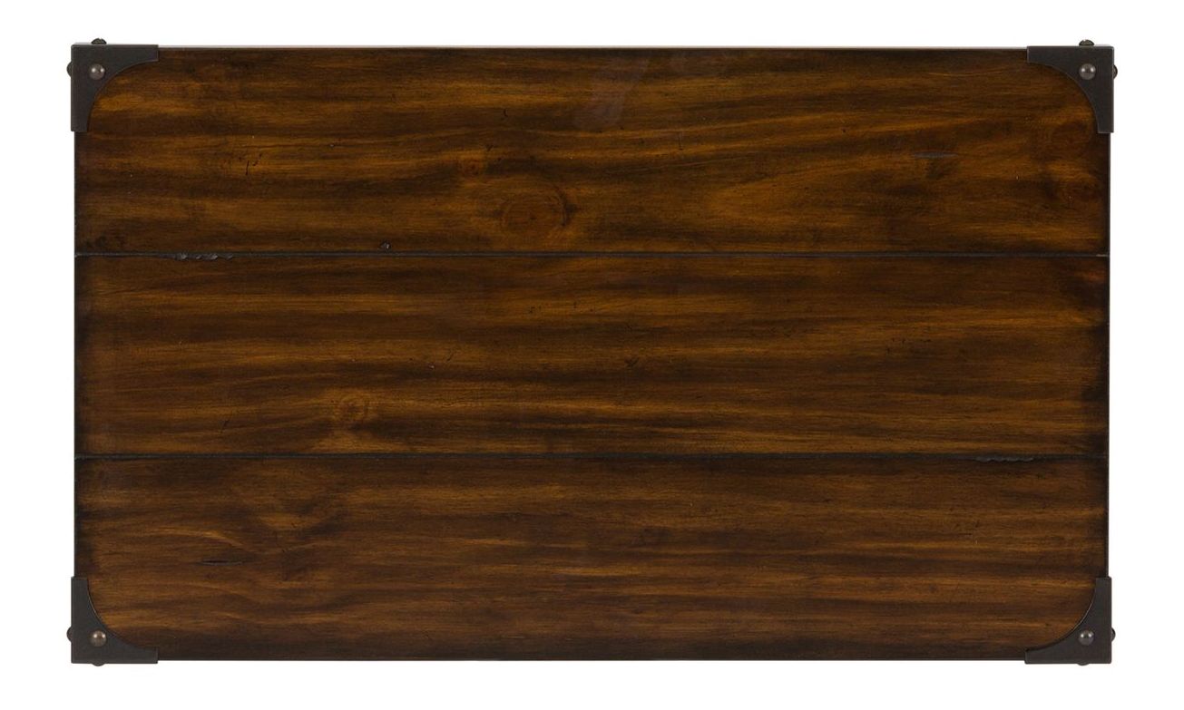 Aspen Skies Wood Storage Cocktail Set | Russet Brown