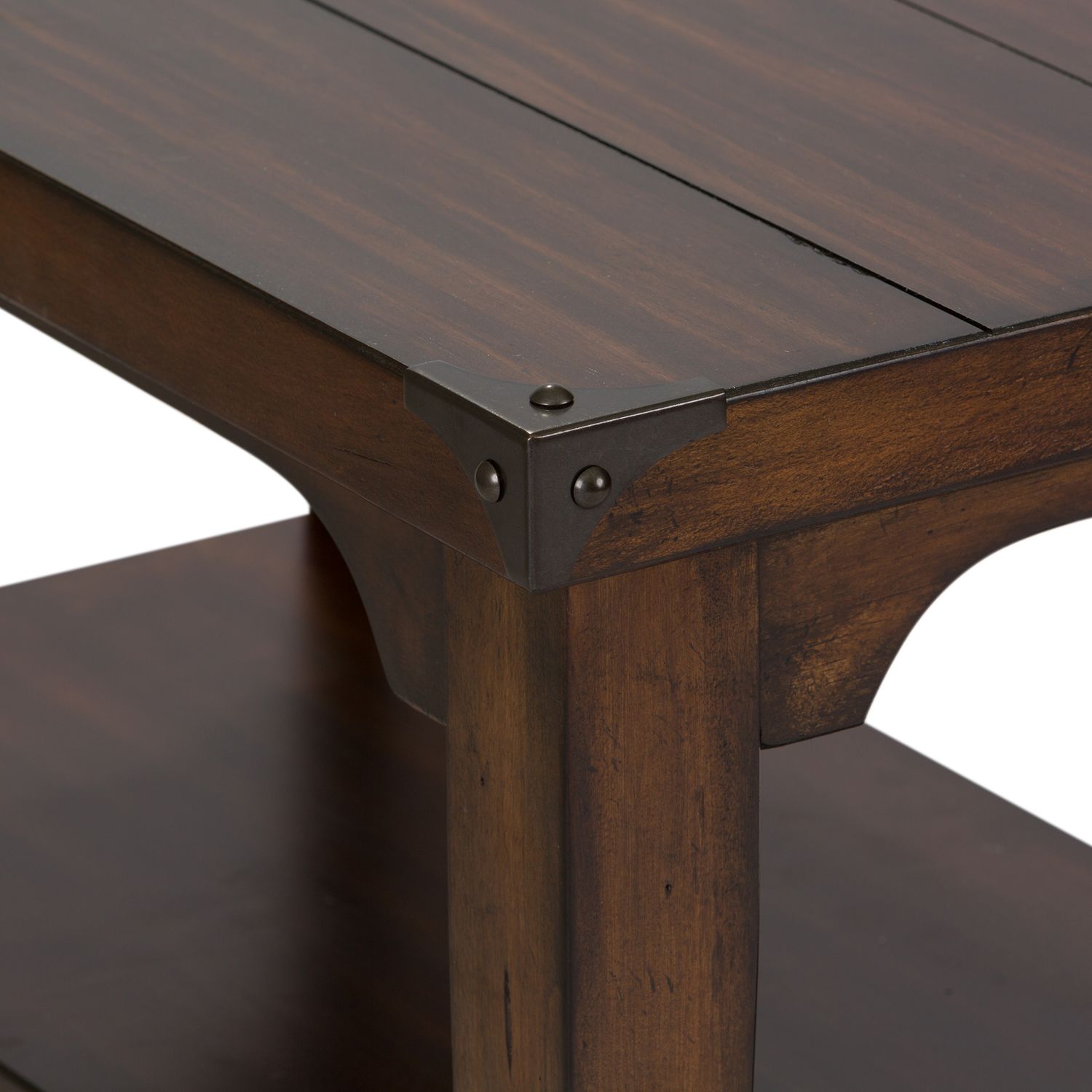 Aspen Skies Rectangular Wood Storage Chair Side Table
