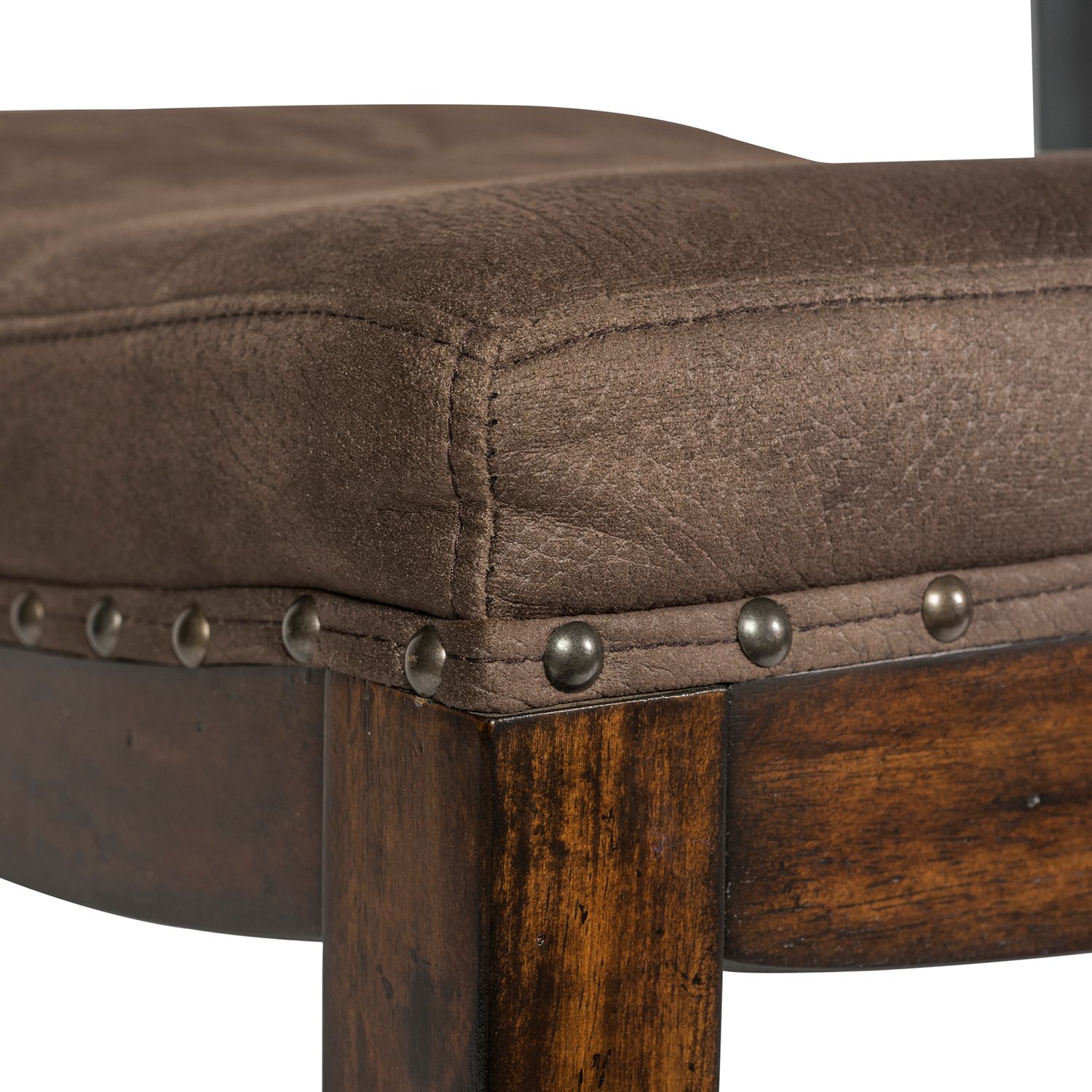 Aspen Skies Rustic Wood Console Bar Set | Russet Brown