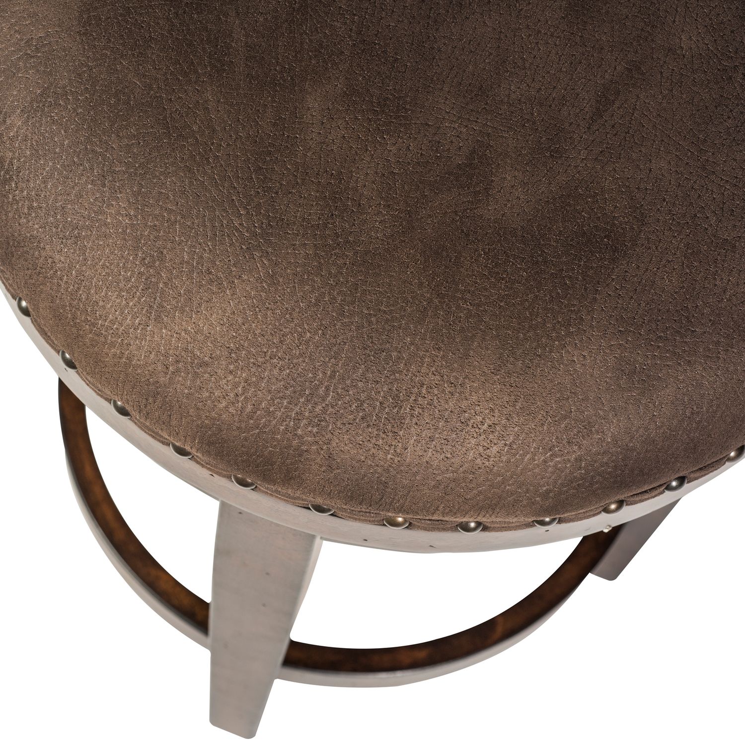 Aspen Skies Polyester/Wood Console Swivel Stool