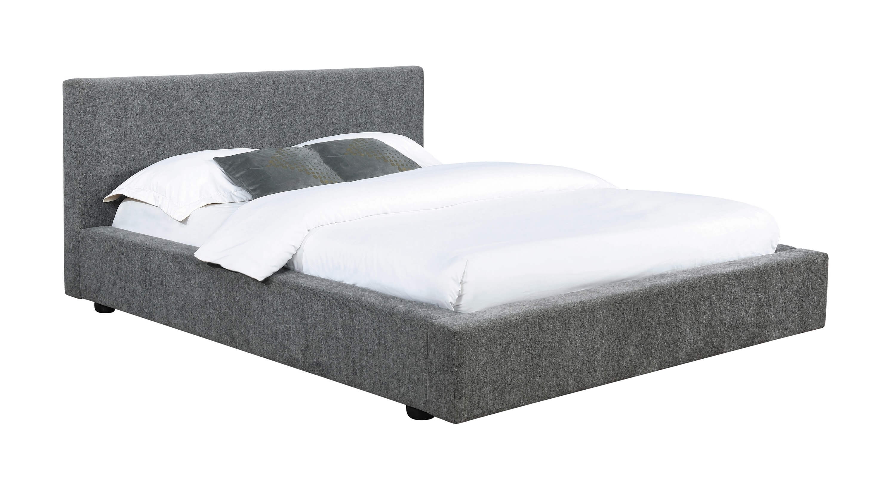 Gregory Fabric Upholstered Platform Bed, Full Size