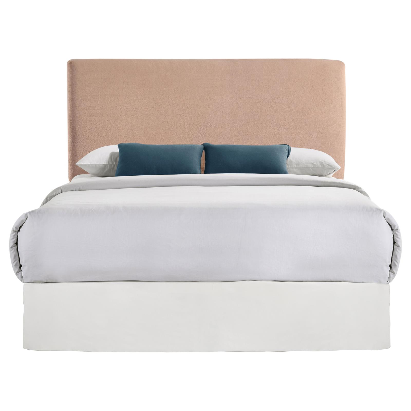 Gigi Fabric Rectangular Upholstered Headboard, Full/Queen Size